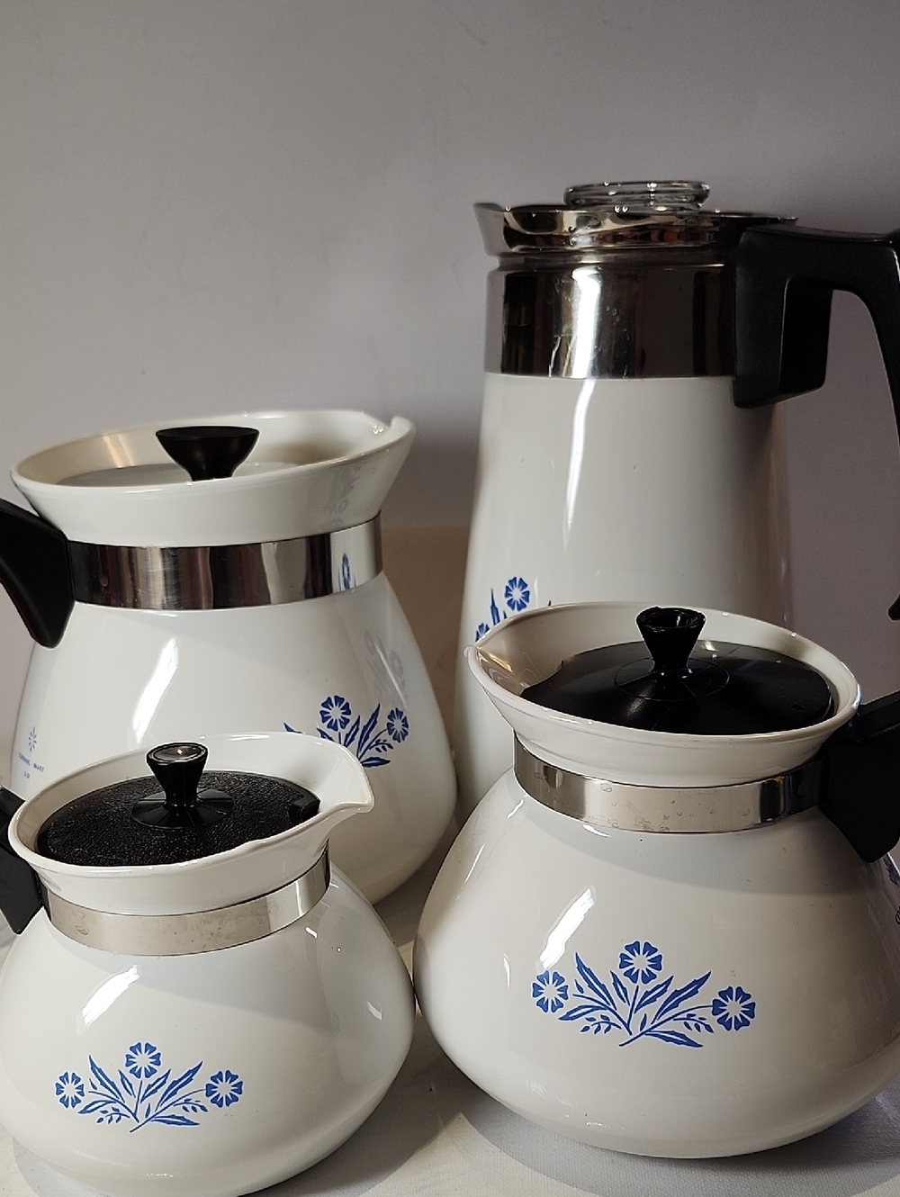 Corningware Blue Cornflower 9cup.2qt.6cup.3cup Set